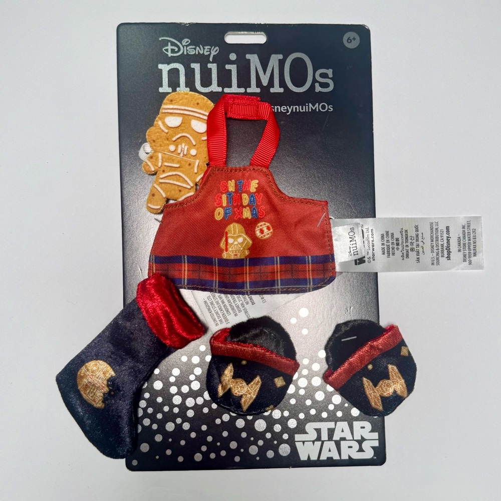 Disney NuiMOs Star Wars Holiday BakingAccessory 5 Pcs Set "Merry Sithmas"NWT